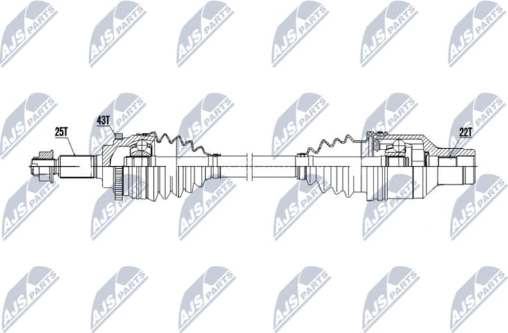 Drive Shaft NPW-SU-052 - image 2