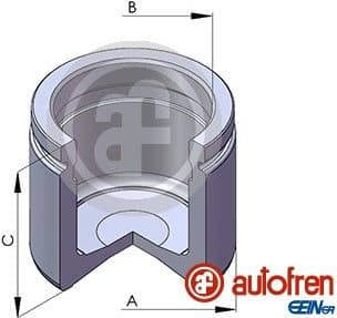 Piston, brake caliper D02586