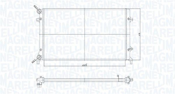 Radiator, engine cooling 350213853000