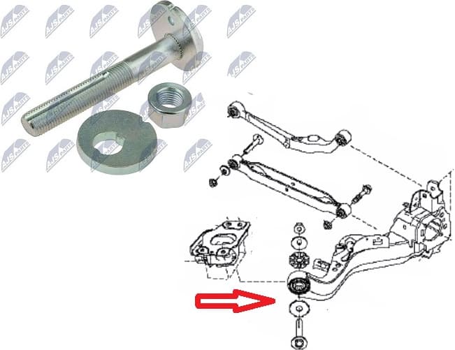 Bolt eccentric ZWT-NS-053SK
