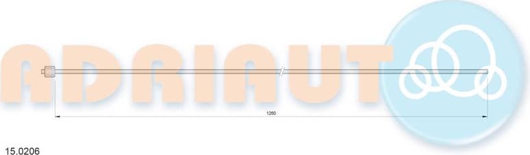Cable Pull, parking brake 15.0206