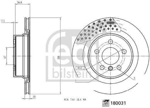 Brake Disc 180031