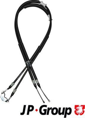 Cable Pull, parking brake JP 1270303900