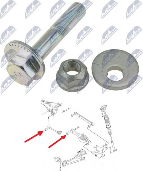 Bolt eccentric ZWT-KA-332SK