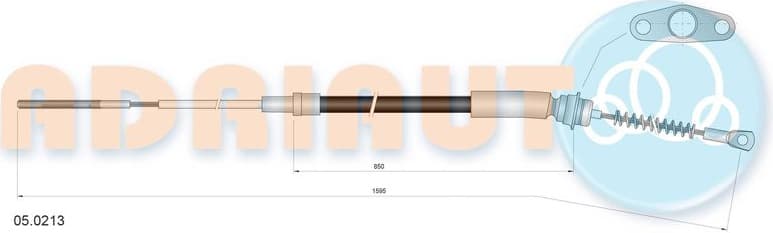 Cable Pull, parking brake 05.0213