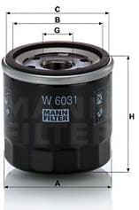Oil Filter W 6031