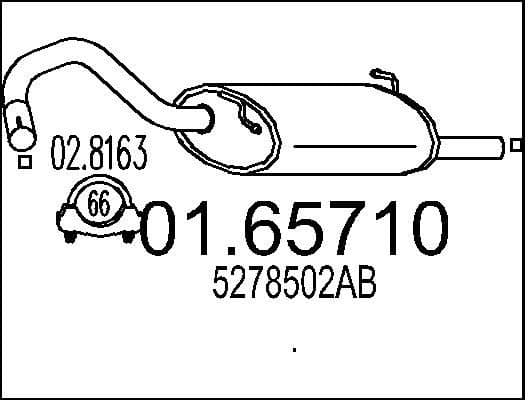 Rear Muffler 01.65710