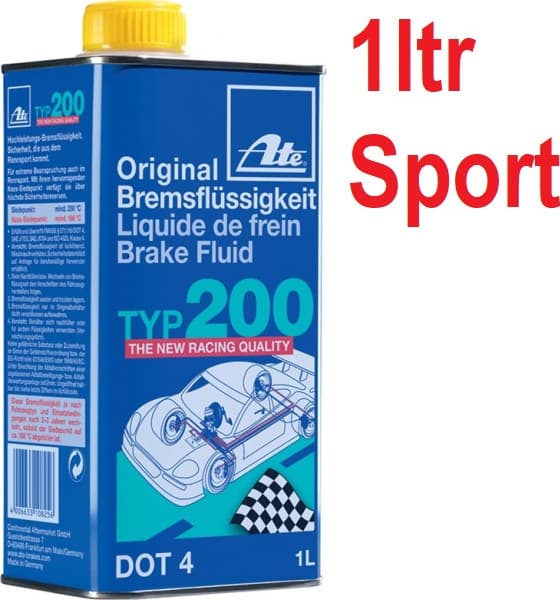 Stabdžių skystis ATE DOT4 TYP200 - 03.9901-6202.2 (ATE) - Autoera - image 2