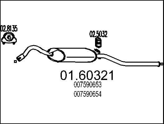 Rear Muffler 01.60321