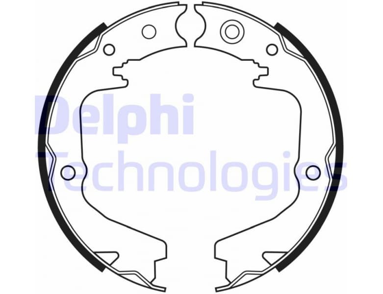 Brake Shoe Set, parking brake LS2170