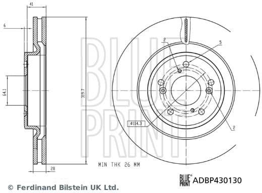 Brake Disc ADBP430130