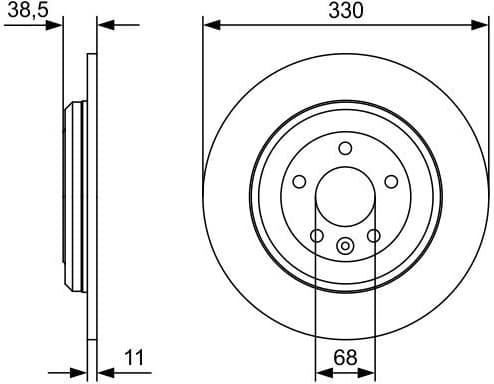 Brake Disc 0986479W01