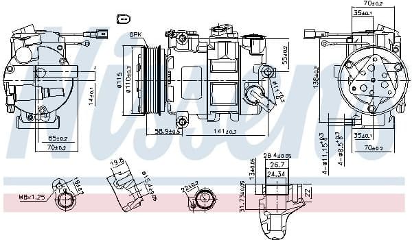 Compressor, air conditioning ** FIRST FIT ** 890620 - image 7