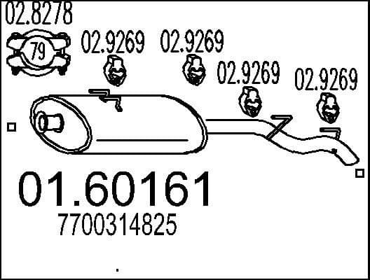 Rear Muffler 01.60161