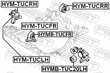 Mounting, engine HYM-TUCFR - image 2