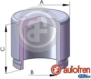 Piston, brake caliper D025510