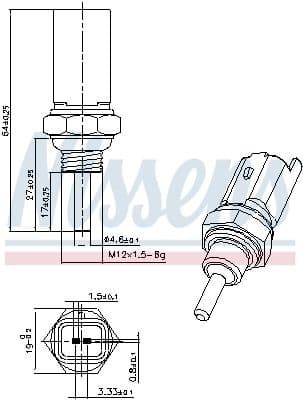 Sensor, coolant temperature 207034