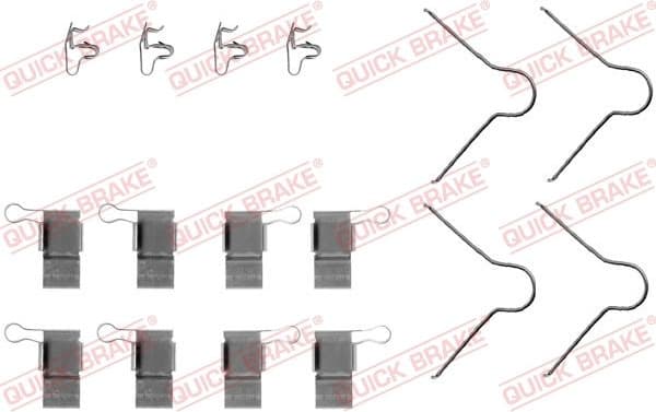 Accessory Kit, disc brake pad 109-1089