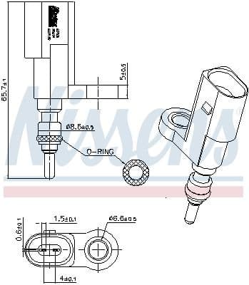 Sensor, coolant temperature ** FIRST FIT ** 207030