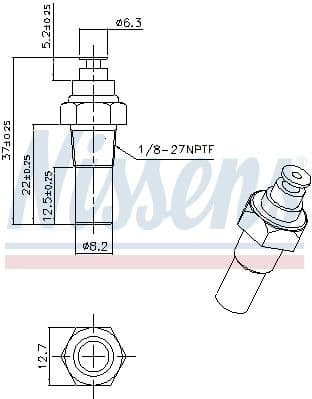 Sensor, coolant temperature 207036