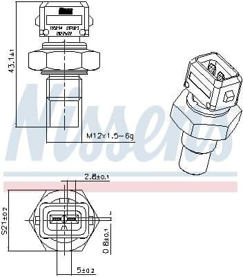 Sensor, coolant temperature 207023