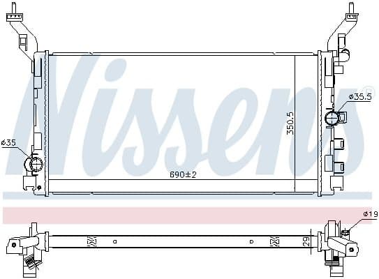Radiator, engine cooling 606058 - image 6
