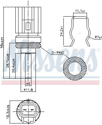Sensor, coolant temperature ** FIRST FIT ** 207020