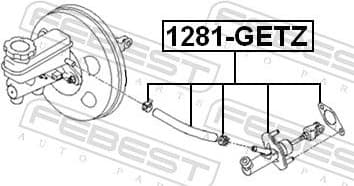 Master Cylinder, clutch 1281-GETZ - image 2