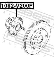Wheel Hub 1082-V200F - image 2