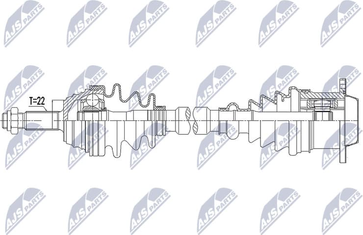 Drive Shaft NPW-VW-141