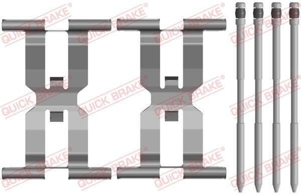 Accessory Kit, disc brake pad 109-0143