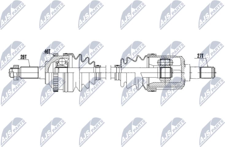 Drive Shaft NPW-KA-386