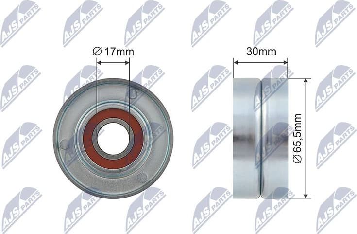 Tensioner Pulley, V-ribbed belt RNK-CH-019