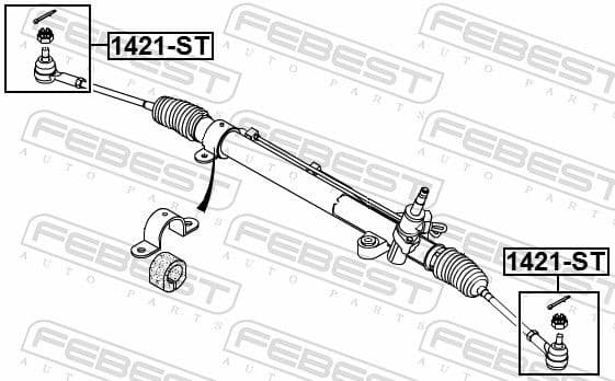 Tie Rod End 1421-ST - image 2
