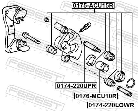 Piston, brake caliper 0176-MCU10R - image 2