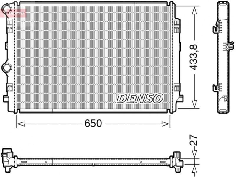 Radiator, engine cooling DRM02044