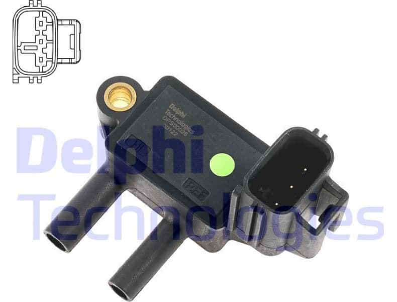 Sensor, exhaust pressure DPS00026-12B1