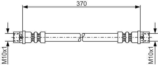Brake Hose 1 987 481 003