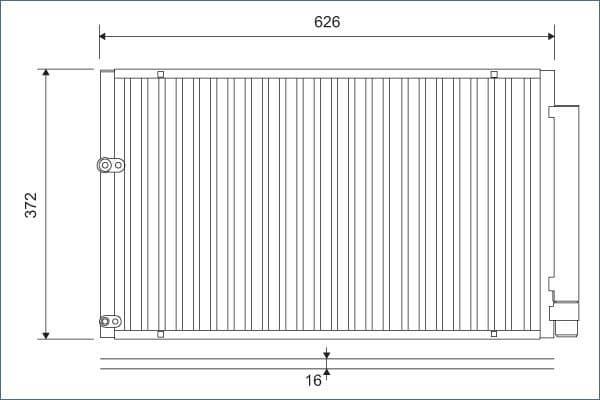 Condenser, air conditioning 812880