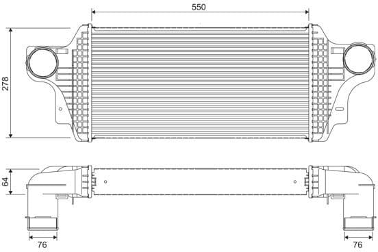 Charge Air Cooler 818377