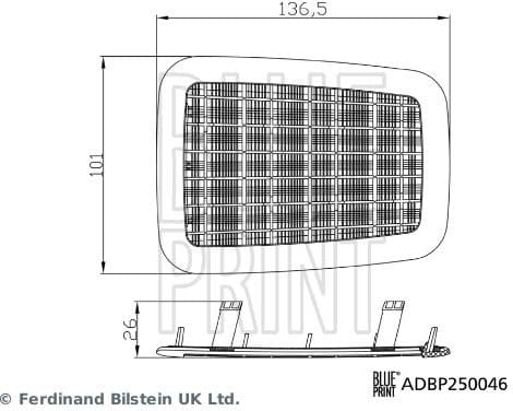 Air Filter, traction battery casing ADBP250046 - image 3