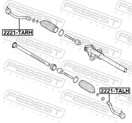 Tie Rod End 2221-TARH - image 2