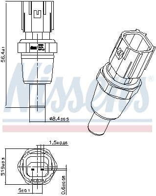 Sensor, coolant temperature 207029 - image 6
