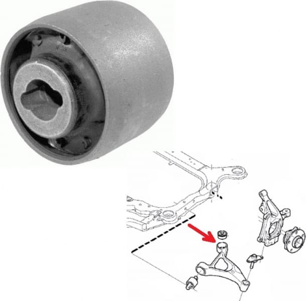 Silentblock front axle VKDS 336025