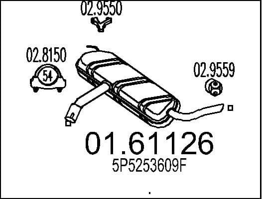 Rear Muffler 01.61126