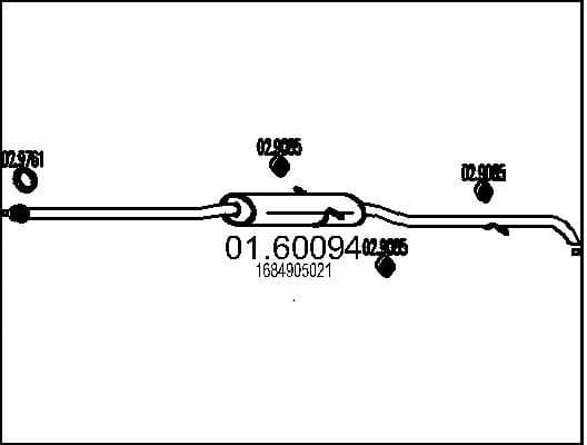 Rear Muffler 01.60094