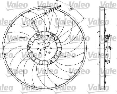 Fan, engine cooling 698610