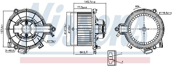 Interior Blower 87616