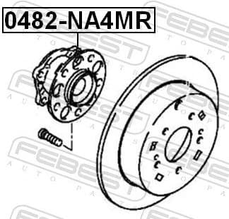 Wheel Hub 0482-NA4MR - image 2