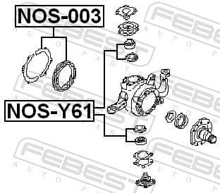 Repair Kit, steering knuckle NOS-003 - image 2